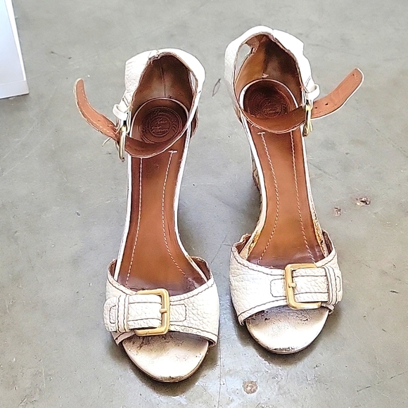 Sandal wedges with ankle strap - Picture 1 of 5